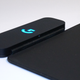 The PowerPlay mat has a wireless transceiver built in.